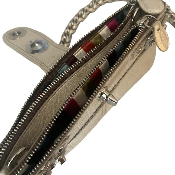 RARE Vintage Coach Legacy Metallic Leather Bridgit Clutch Purse Limited Edition - Picture 7 of 16